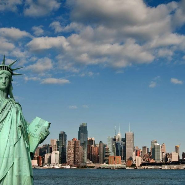США, Нью_Йорк, статуя Свободы
