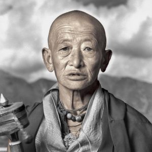 Старый мужчина, Тибет