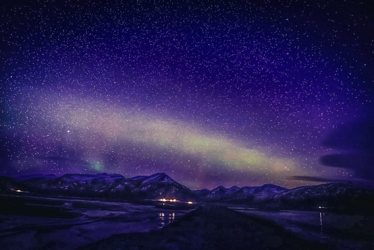 Исландия, звёздное небо