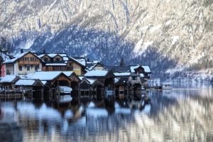 Деревня у озера, Австрия